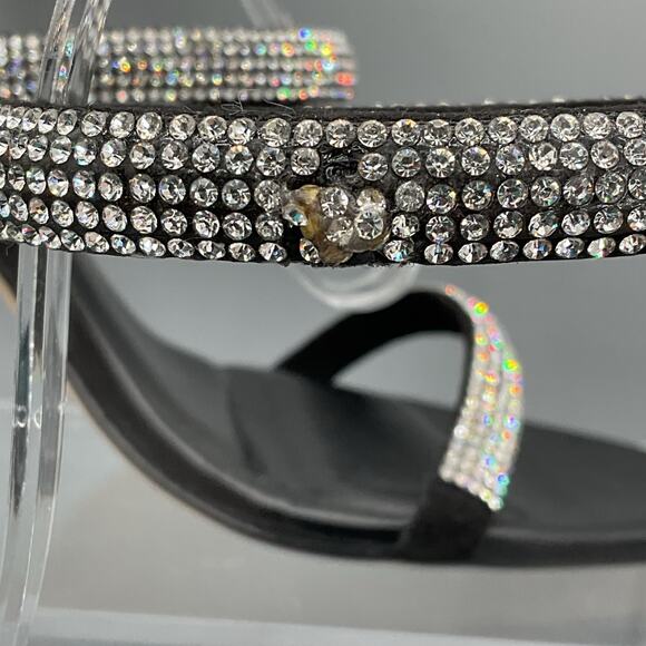 NEW Marc Fisher Carita Ankle Strap Heeled Sandals Black Size 7M - Picture 6 of 11